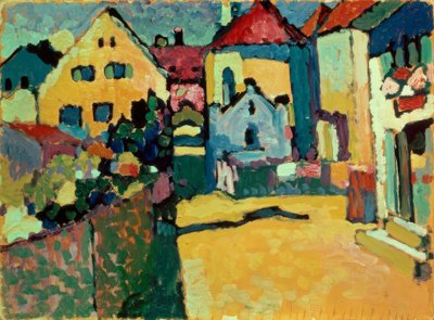 Rue verte à Murnau - Wassily Kandinsky